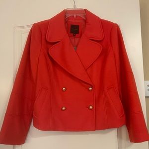 The Limited Orange Waist Length Coat